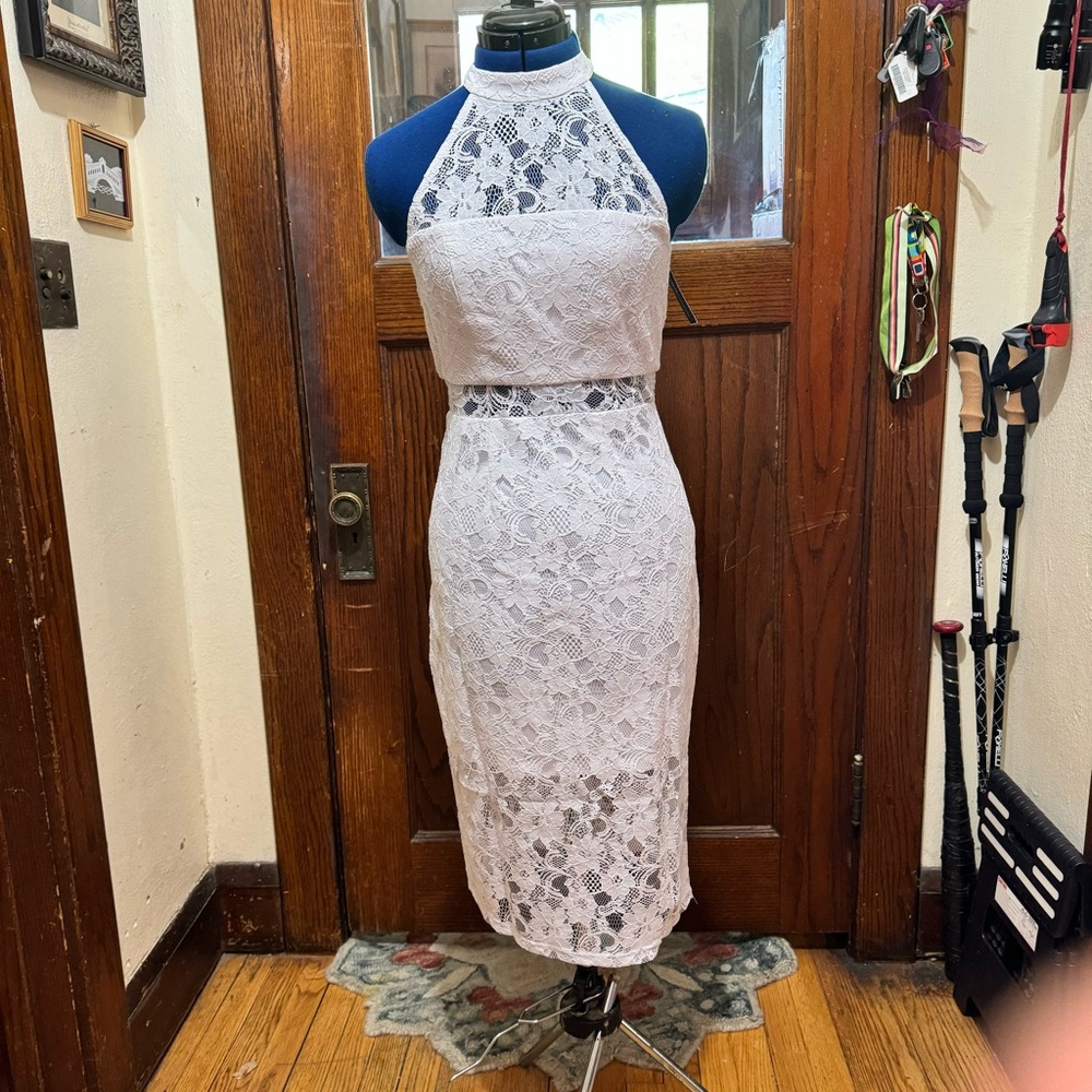 NWT! BCBGeneration white lace dress, 2